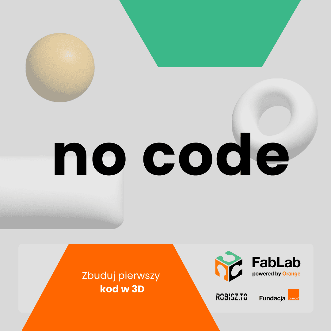NoCode: Zbuduj pierwszy kod w 3D