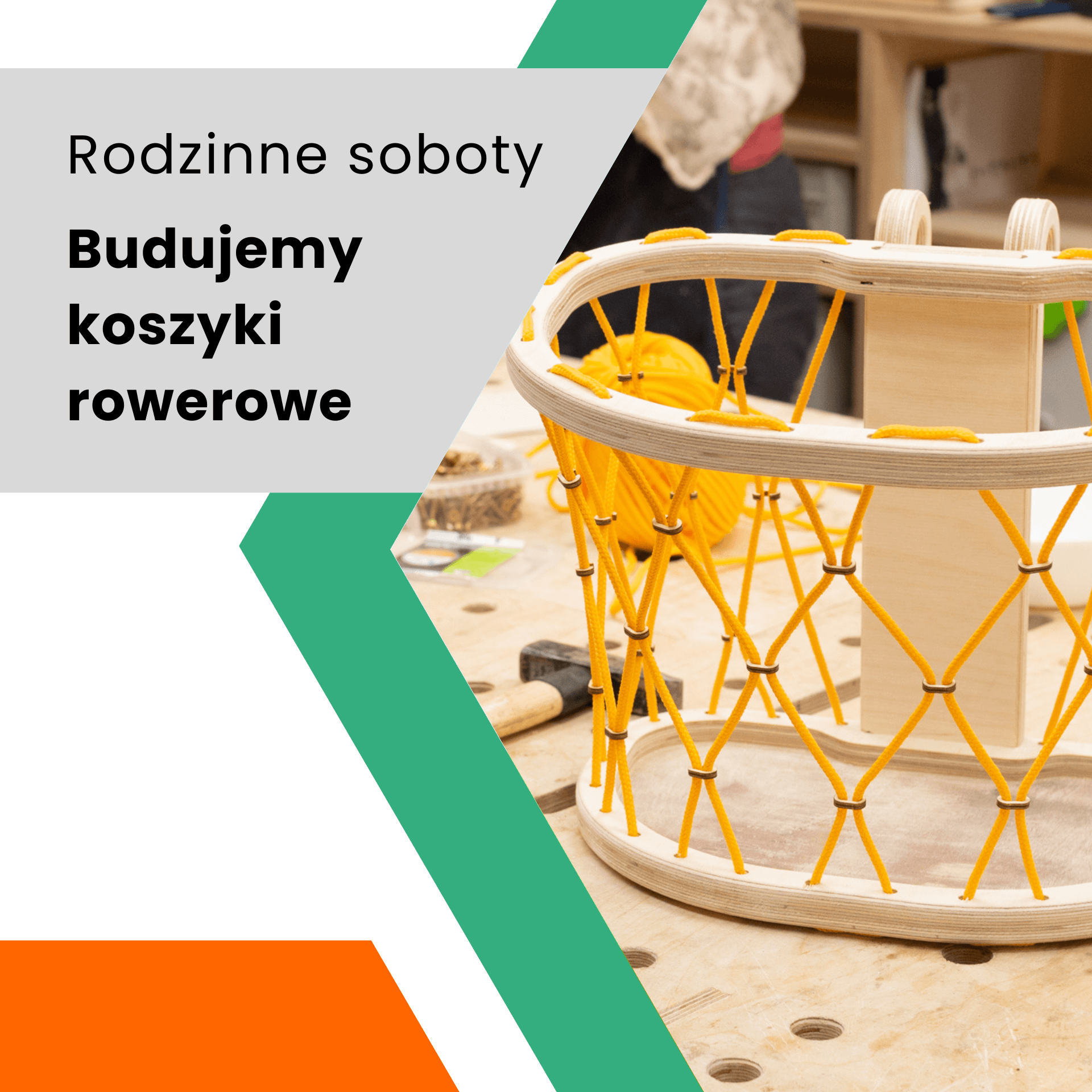 Rodzinne soboty: Budujemy koszyki rowerowe