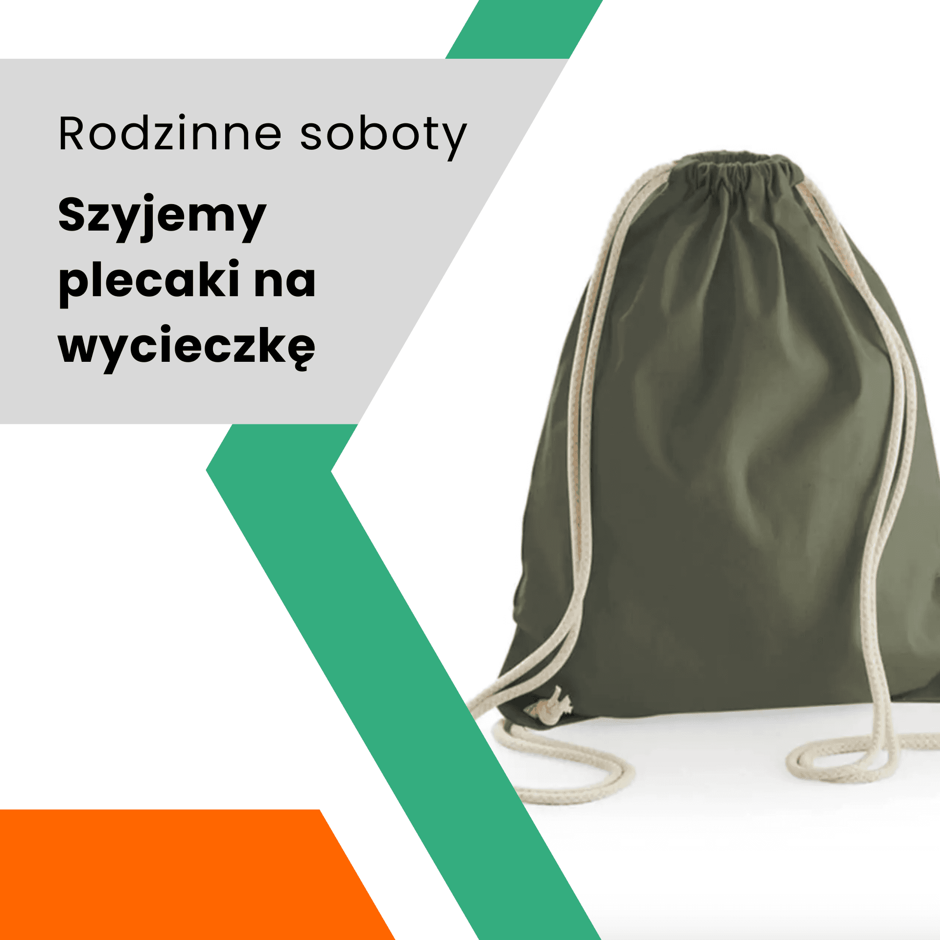 Rodzinne soboty: Szyjemy plecaki na wycieczkę